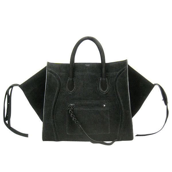 Celine Luggage Phantom Tote Bag Black Cyber Monday Sale