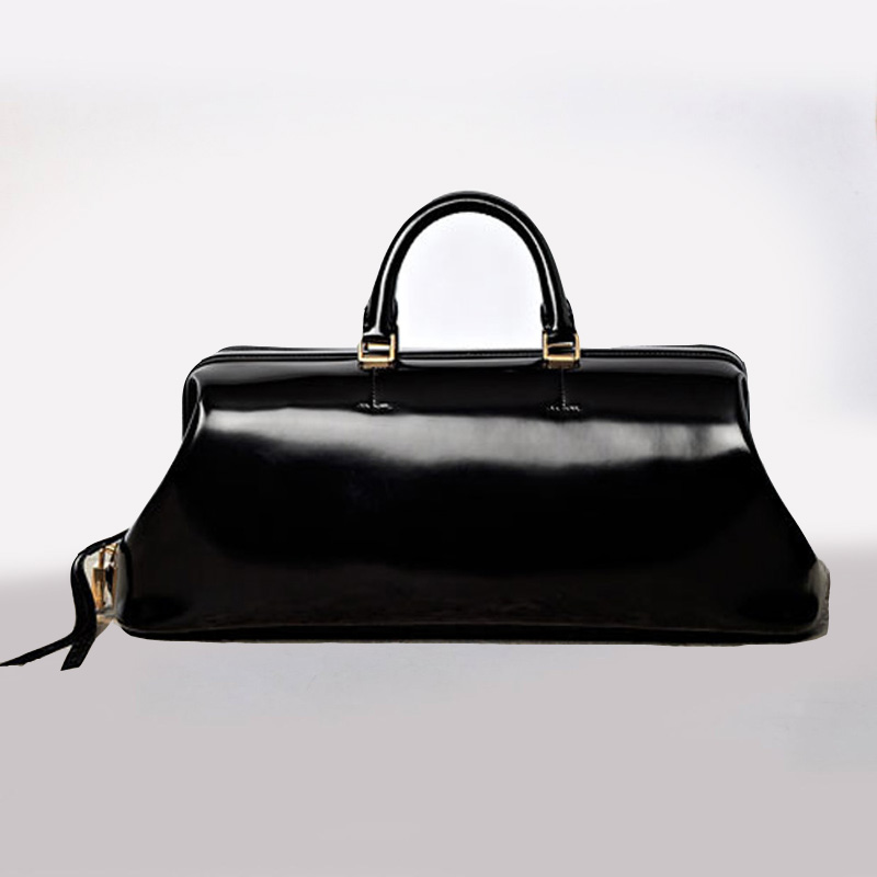 Celine Doctor Bag Patent Leather Black Cheap Sale