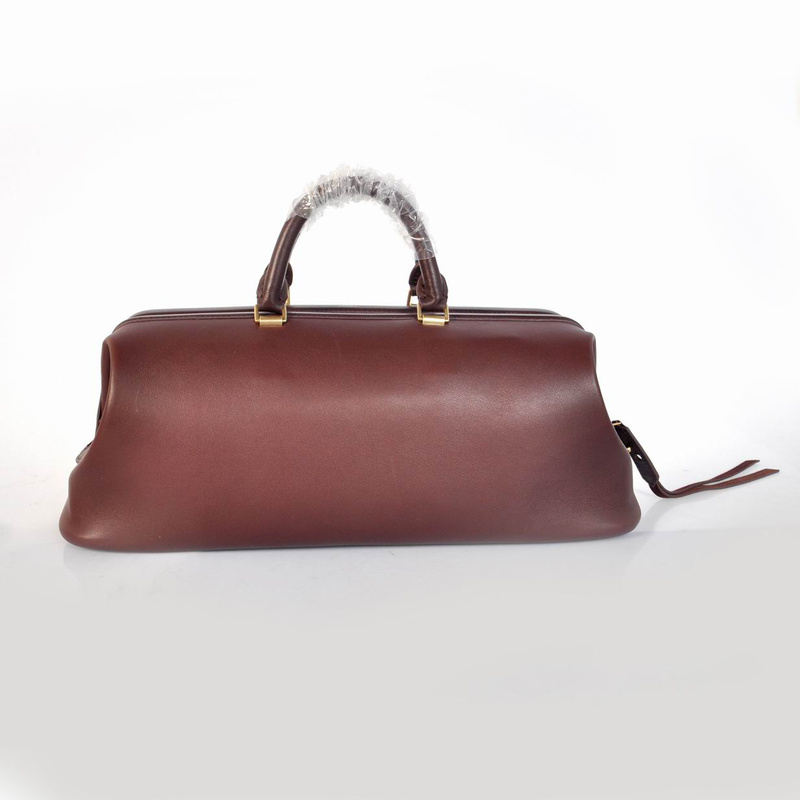 Celine Doctor Bag Leather Wine Cyber Monday Sale