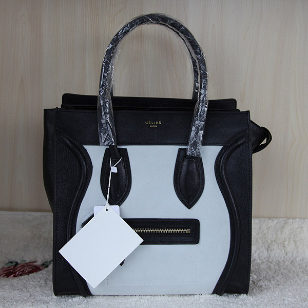 Celine Luggage Bag White Black Sale Outlet Online