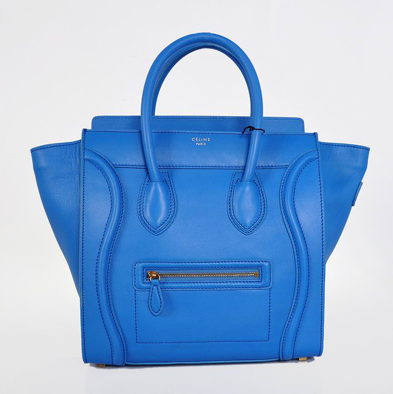 Celine Large Luggage Tote Navy Blue Cyber Monday Sale