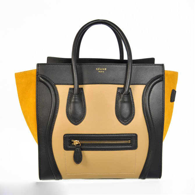 Celine Luggage Tote Colors Suede And Leather Hot-Selling On Sale