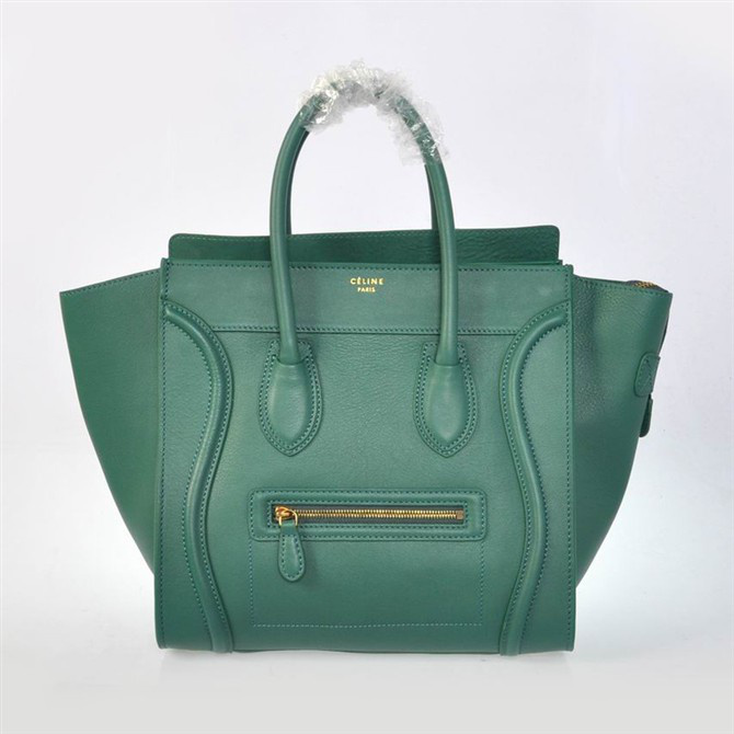Celine Luggage Bag Light Green Outlet Online