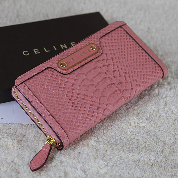 Celine Long Wallet Pink Fish Cyber Monday Sale